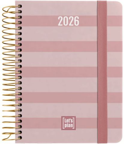 AGENDA ANUAL (2026) GRAFOPLAS DESIGN ESPIRAL tapa