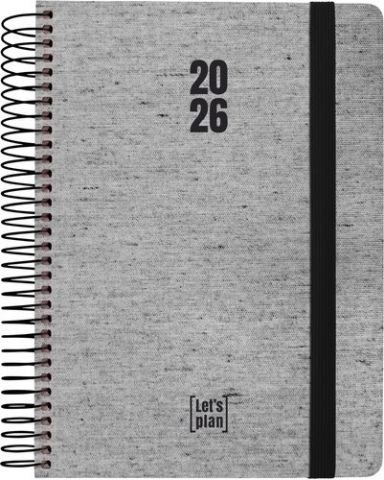 AGENDA ANUAL (2026) GRAFOPLAS ECOJEANS ESPIRAL tap