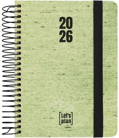 AGENDA ANUAL (2026) GRAFOPLAS ECOJEANS ESPIRAL tap