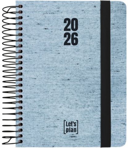 AGENDA ANUAL (2026) GRAFOPLAS ECOJEANS ESPIRAL tap