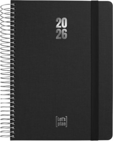 AGENDA ANUAL (2026) GRAFOPLAS FANCY ESPIRAL tapa E