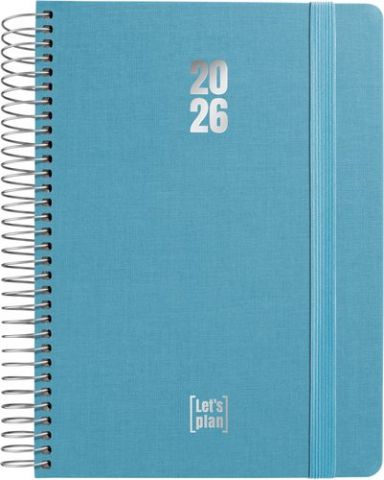 AGENDA ANUAL (2026) GRAFOPLAS FANCY ESPIRAL tapa E