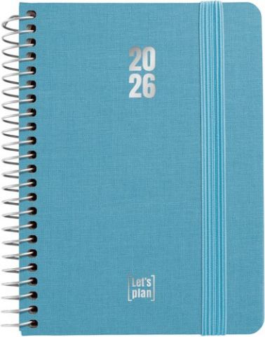 AGENDA ANUAL (2026) GRAFOPLAS FANCY ESPIRAL tapa E