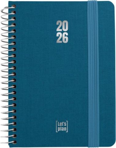 AGENDA ANUAL (2026) GRAFOPLAS FANCY ESPIRAL tapa E