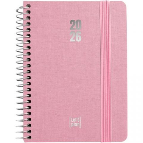 AGENDA ANUAL (2026) GRAFOPLAS FANCY ESPIRAL tapa E