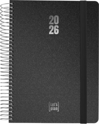 AGENDA ANUAL (2026) GRAFOPLAS METALLIC ESPIRAL tap