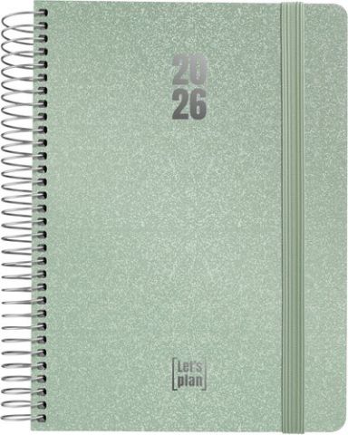 AGENDA ANUAL (2026) GRAFOPLAS METALLIC ESPIRAL tap