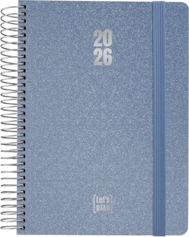 AGENDA ANUAL (2026) GRAFOPLAS METALLIC ESPIRAL tap