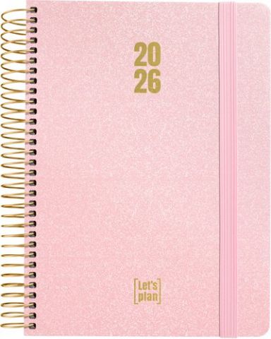 AGENDA ANUAL (2026) GRAFOPLAS METALLIC ESPIRAL tap