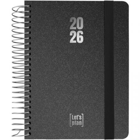 AGENDA ANUAL (2026) GRAFOPLAS METALLIC ESPIRAL tap