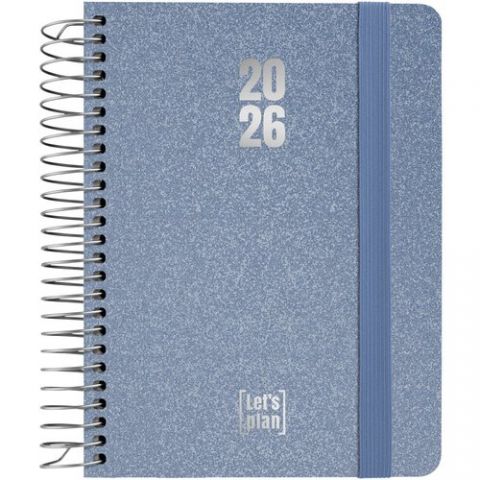 AGENDA ANUAL (2026) GRAFOPLAS METALLIC ESPIRAL tap
