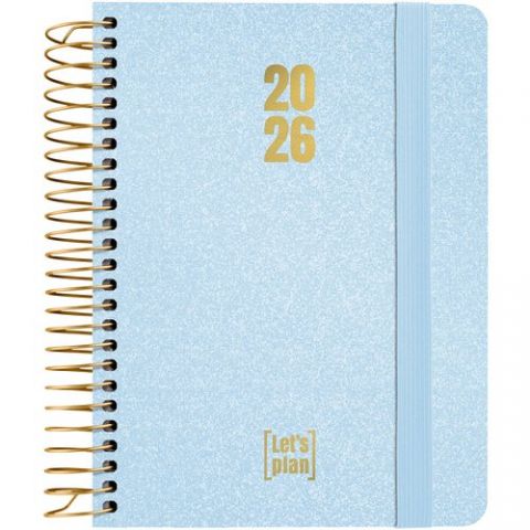 AGENDA ANUAL (2026) GRAFOPLAS METALLIC ESPIRAL tap