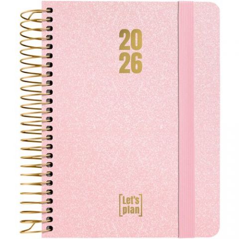 AGENDA ANUAL (2026) GRAFOPLAS METALLIC ESPIRAL tap