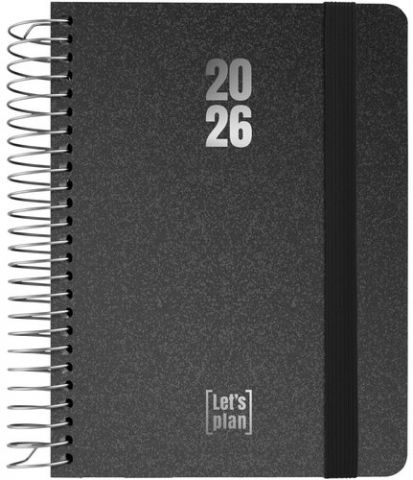 AGENDA ANUAL (2026) GRAFOPLAS METALLIC ESPIRAL tap