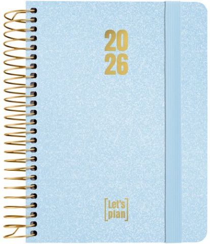 AGENDA ANUAL (2026) GRAFOPLAS METALLIC ESPIRAL tap