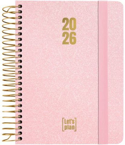 AGENDA ANUAL (2026) GRAFOPLAS METALLIC ESPIRAL tap
