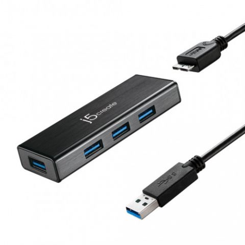 J5CREATE JUH340 MINI HUB USB 3.0 4 PUERTOS