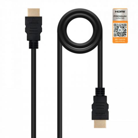 Nanocable HDMI V2.0, 2m cable HDMI HDMI tipo A (Es