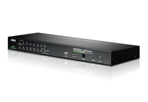 ATEN Switch KVM por IP VGA PS/2-USB de 16 puertos