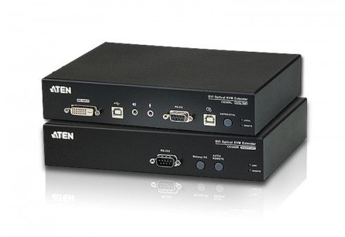 ATEN Extensor KVM óptico DVI USB (1920 x 1200 a 20