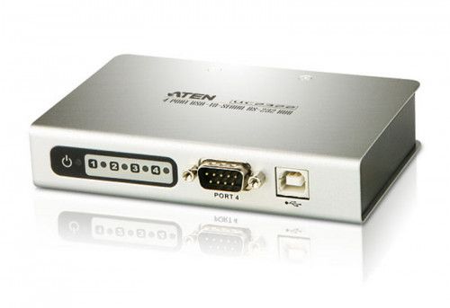 ATEN Conversor USB a 4 puertos RS-232