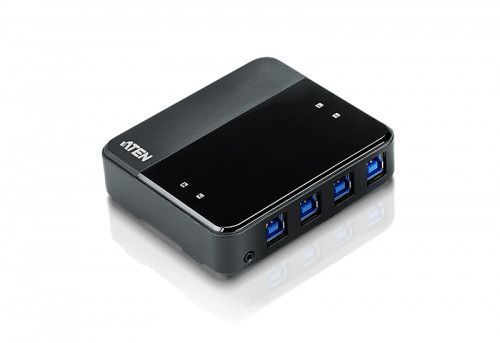 ATEN Switch de periféricos USB 3.2 Gen1 de 4 x 4 p