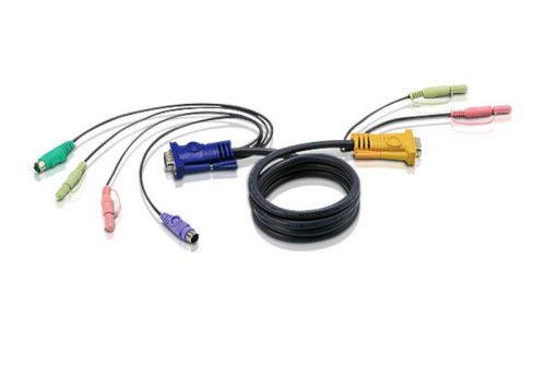 Aten Cable KVM PS/2 con audio y SPHD 3 en 1 de 1,8