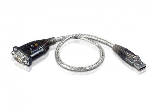 Aten UC232A1-AT adaptador de cable USB RS-232 Negr