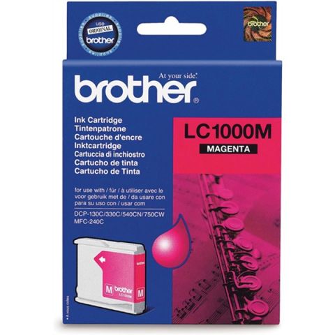 CARTUCHO MAGENTA BROTHER LC-1000M