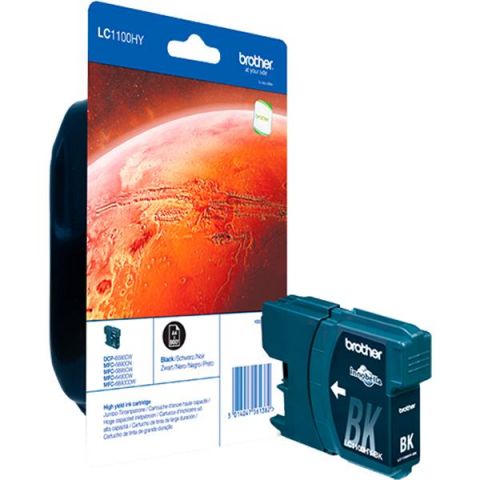 CARTUCHO NEGRO BROTHER LC-1100HYBK