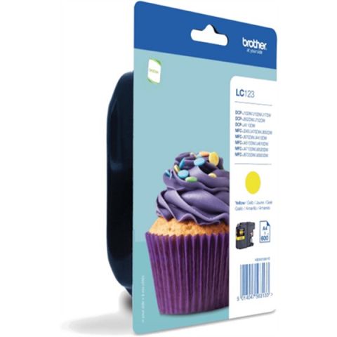 CARTUCHO AMARILLO BROTHER LC-123YBP