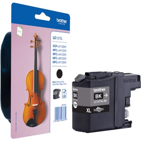CARTUCHO NEGRO BROTHER LC-127XLBKBP