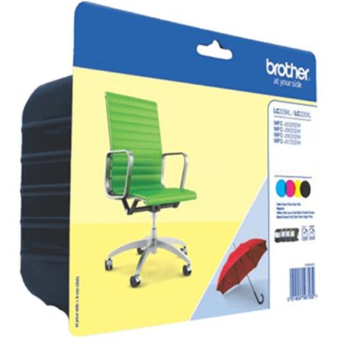 PACK DE CARTUCHOS 4 COLORES (CMYK) BROTHER LC-229X