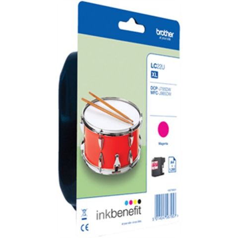CARTUCHO MAGENTA BROTHER LC-22UMBP