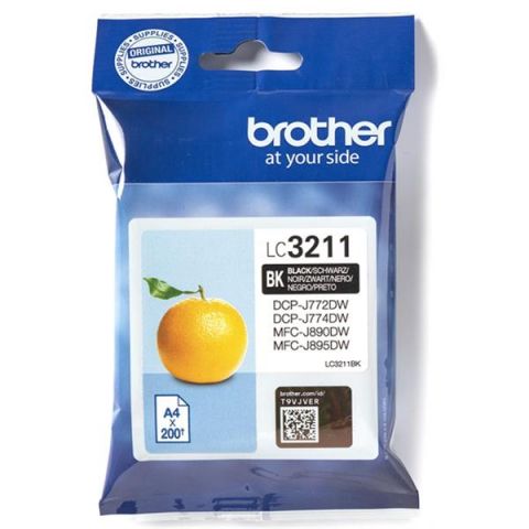 CARTUCHO NEGRO BROTHER LC-3211BK