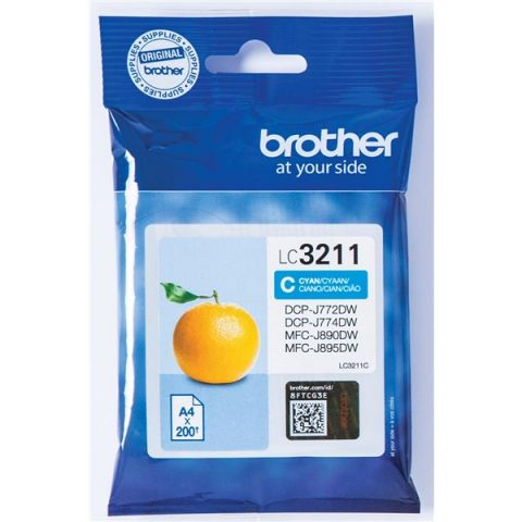 CARTUCHO CIAN BROTHER LC-3211C