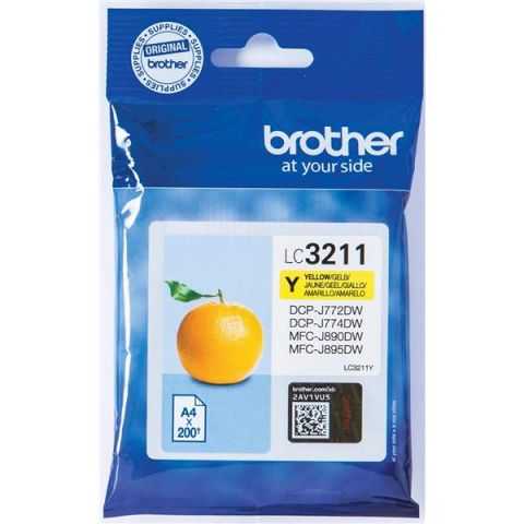 CARTUCHO AMARILLO BROTHER LC-3211Y