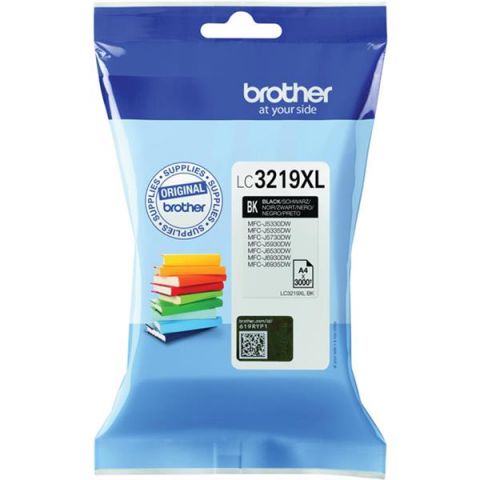 CARTUCHO NEGRO BROTHER LC-3219XLBK