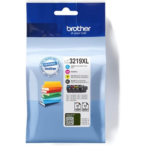 PACK DE CARTUCHOS 4 COLORES (CMYK) BROTHER LC-3219