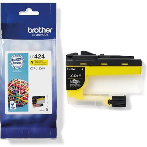 CARTUCHO AMARILLO BROTHER LC-424Y