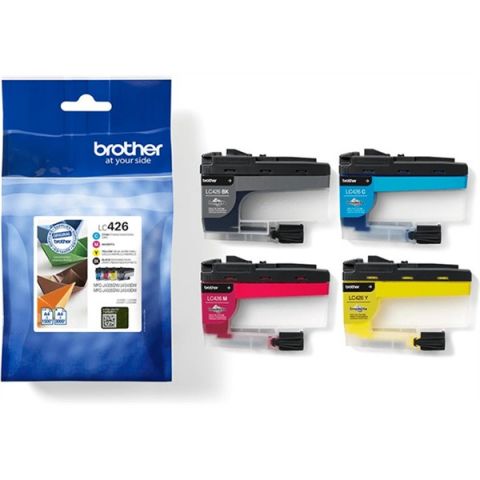 PACK 4 CARTUCHOS BROTHER LC-426