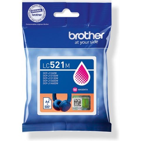 CARTUCHO MAGENTA BROTHER LC-521M