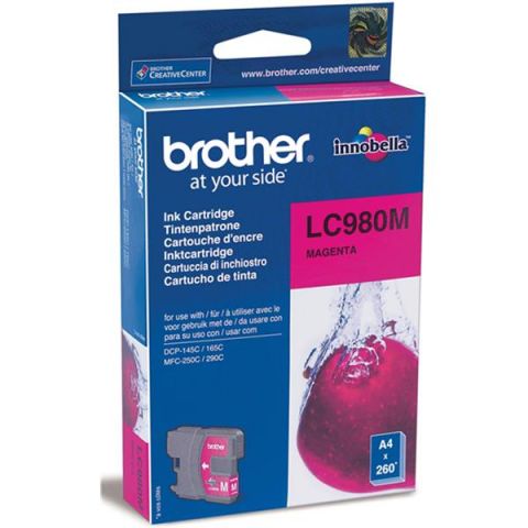 CARTUCHO MAGENTA BROTHER LC-980M