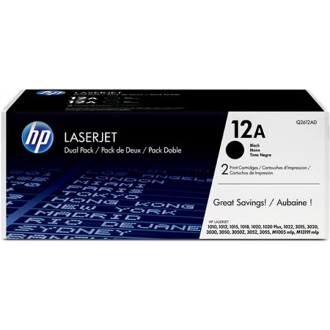 TÓNER NEGRO HP 12AD